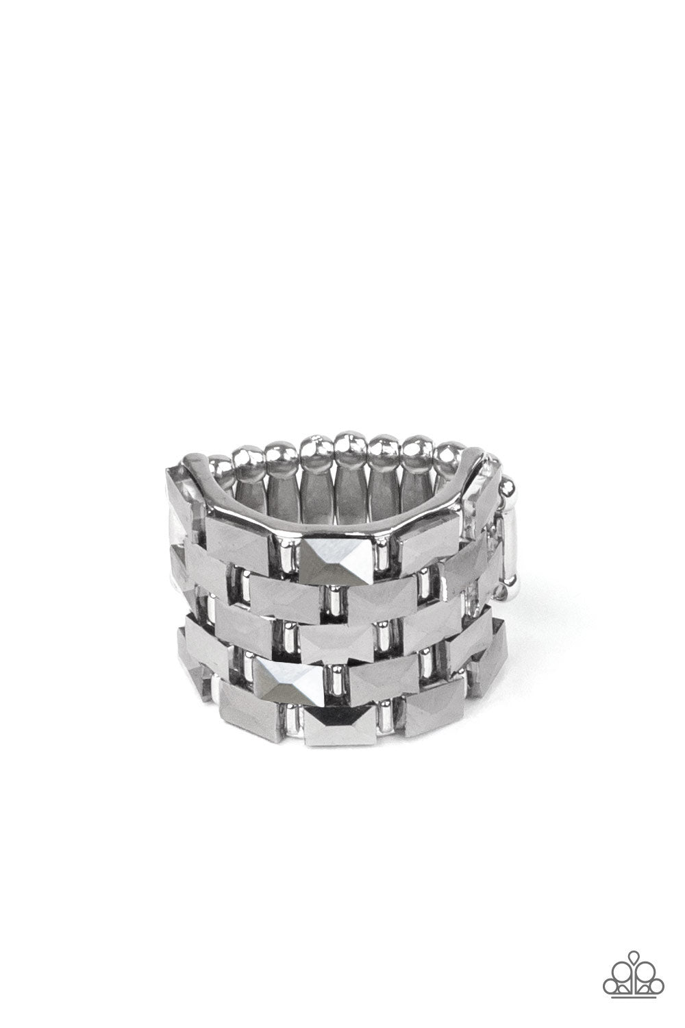 Checkered Couture - Silver ring